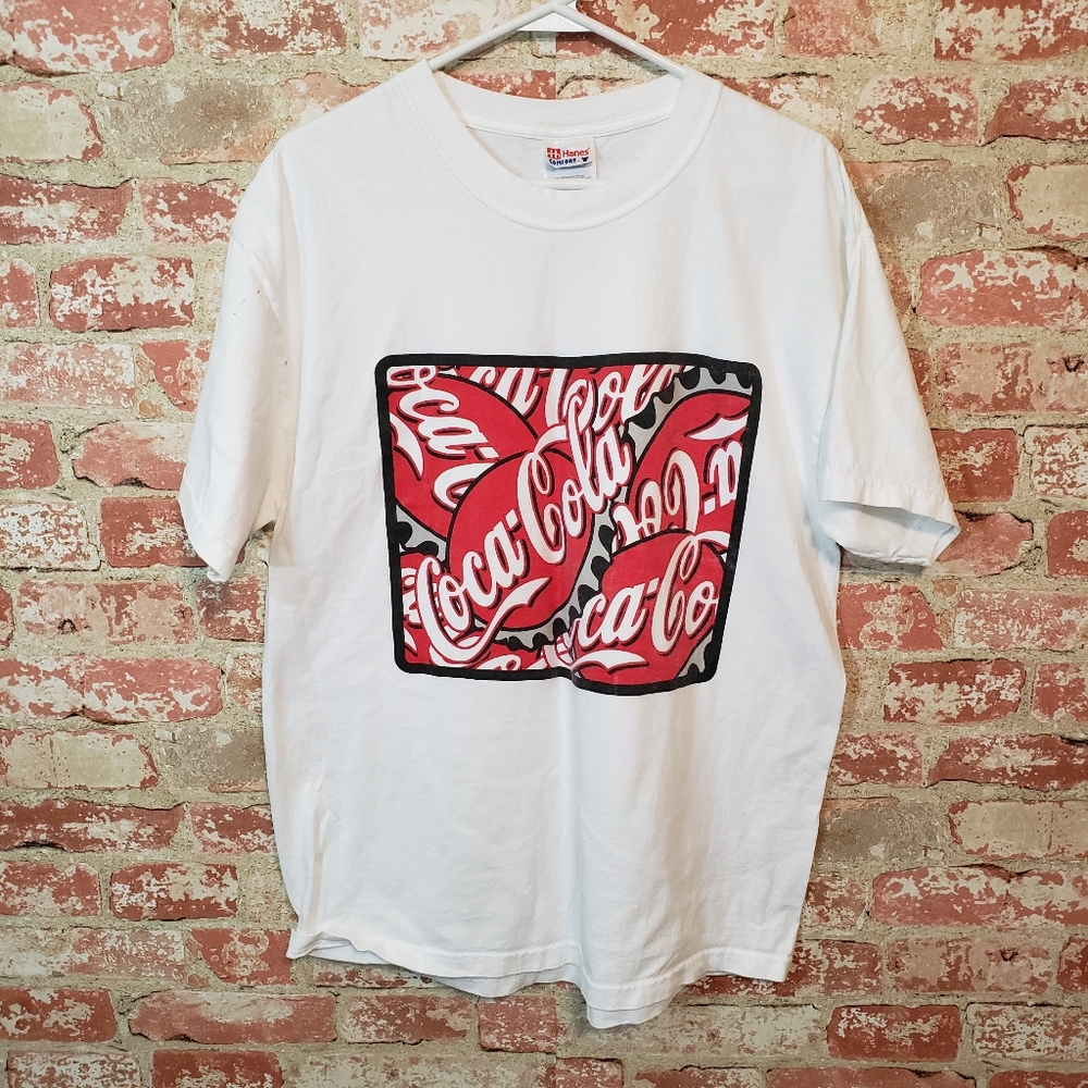 Y2K Coca-Cola Tee printed on Hanes in L